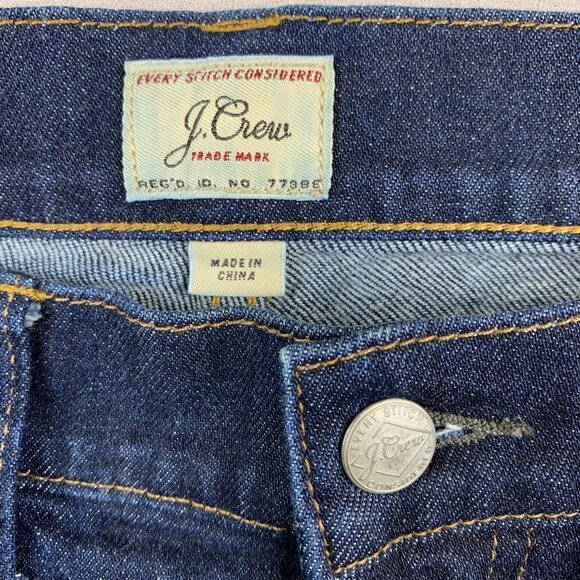 J Crew Mens Pants 31 Blue Jeans 484 Stretch Slim Tapered Japanese Denim 31x30 - Picture 4 of 14